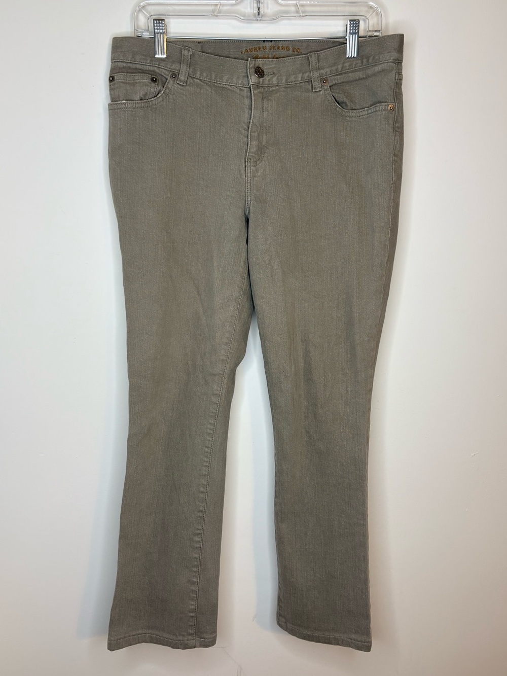 Lauren Ralph Lauren Women’s Boot-Cut Jeans in Gray Size 8